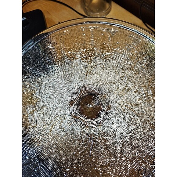 Vintage Amber Depression Glass Cake Stand – Madrid Pattern Federal Glass - Picture 5 of 8